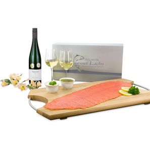Geschenkartikel / Präsentartikel: Lachs-Geschenk: Genießer