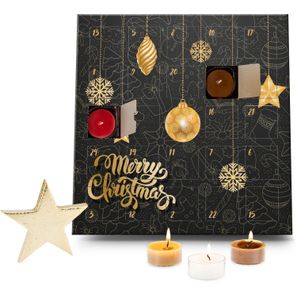 Geschenkartikel: Duftkerzen Adventskalender Merry Christmas