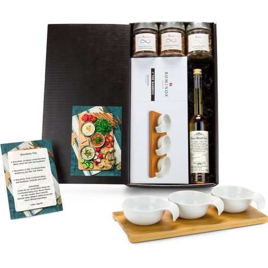 Produktabbildung Geschenkset / Präsenteset: Bruschetta Trio Geschenkset / Präsenteset: Bruschetta Trio (Bild 1)