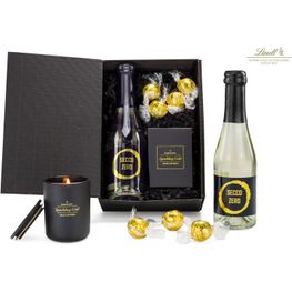 Geschenkset / Präsenteset: Schwarz-Goldene Momente