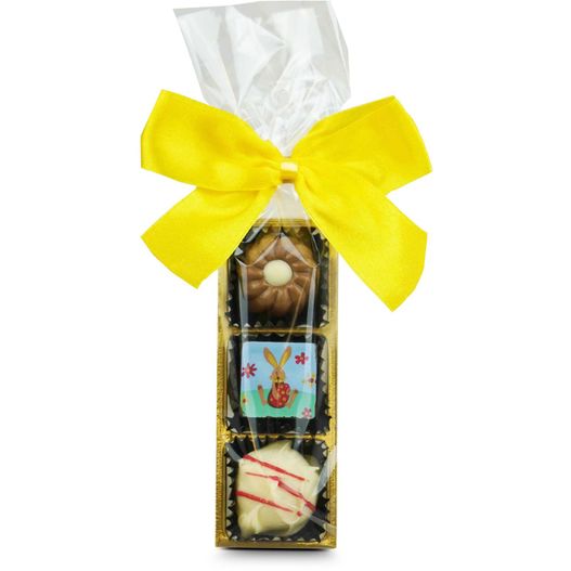 Geschenkartikel / Präsentartikel: 3er Pralinenstange Ostern (Bild 1)