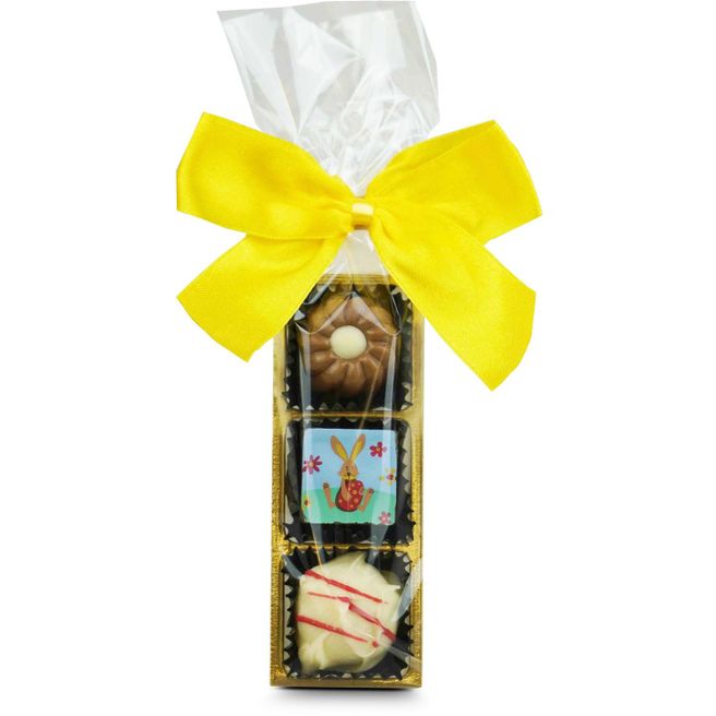 Geschenkartikel / Präsentartikel: 3er Pralinenstange Ostern