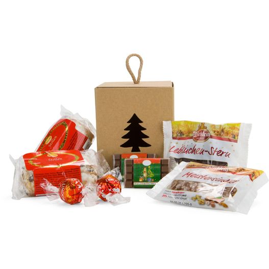 Geschenkset / Präsenteset: Süße Tannenbaumbox (Bild 1)