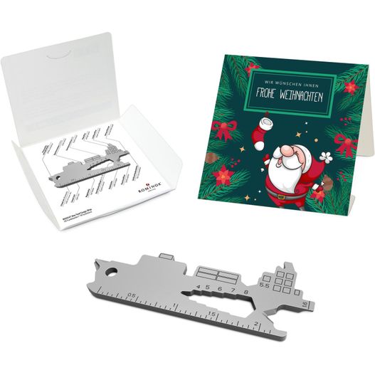ROMINOX® Key Tool Cargo Ship (19 Funktionen) Frohe Weihnachten (Bild 1)