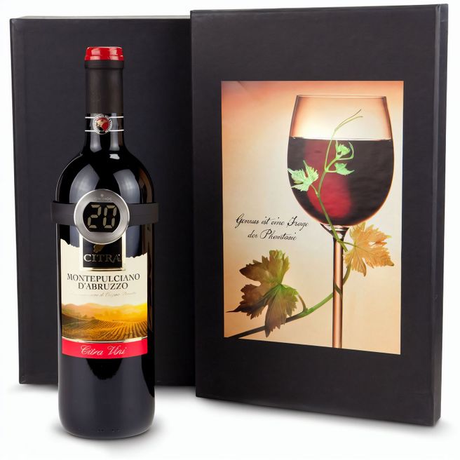 Geschenkset / Präsenteset: Modernes Weinthermometer