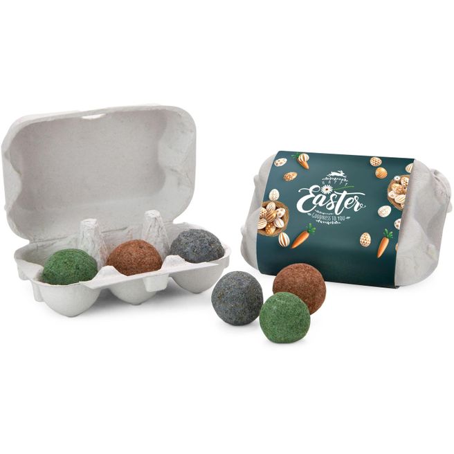 Geschenkartikel: Bienenweide im Oster-Eierkarton, 6 Samenbomen