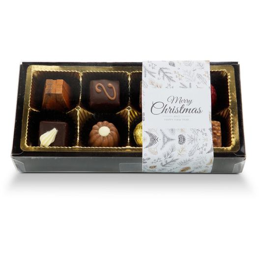Produktabbildung Geschenkset / Präsenteset: Pralinenschachtel Merry Christmas Geschenkset / Präsenteset: Pralinenschachtel Merry Christmas (Bild 1)