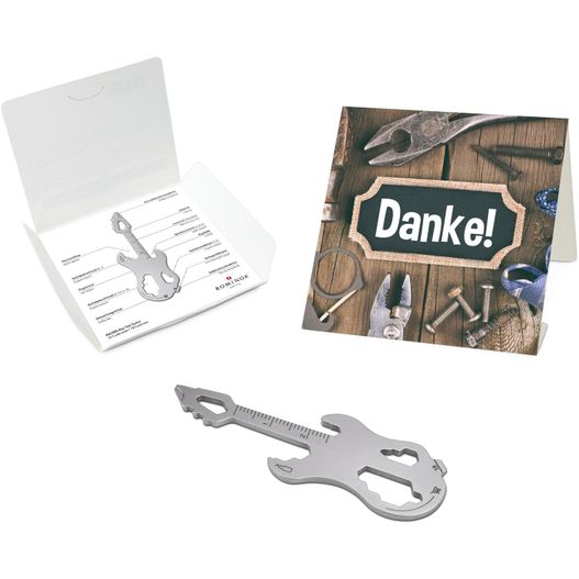 Produktabbildung ROMINOX® Key Tool Guitar (19 Funktionen) Danke ROMINOX® Key Tool Guitar (19 Funktionen) Danke (Bild 1)