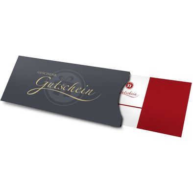 Produktabbildung Geschenkgutschein Rot, 10 € für Präsent-, Lifestyle- und Wellnessartikel Geschenkgutschein Rot, 10 € für Präsent-, Lifestyle- und Wellnessartikel