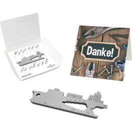 Produktabbildung ROMINOX® Key Tool Cargo Ship (19 Funktionen) Danke ROMINOX® Key Tool Cargo Ship (19 Funktionen) Danke