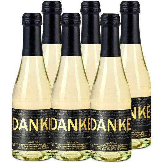 6x Danke Secco Flaschen, 0,2 l (Bild 1)