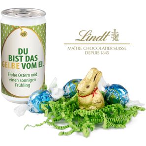 Lindt-Oster-Überraschung - Etikett Du bist das Gelbe vom Ei