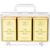 Geschenkartikel: Sie sind Gold wert - Goldkoffer mit 12 Schokoladen Goldbarren (120 g) (Bild 2)