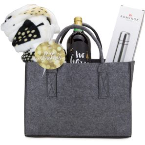 Geschenkset / Präsenteset: Gemütliche Filztasche