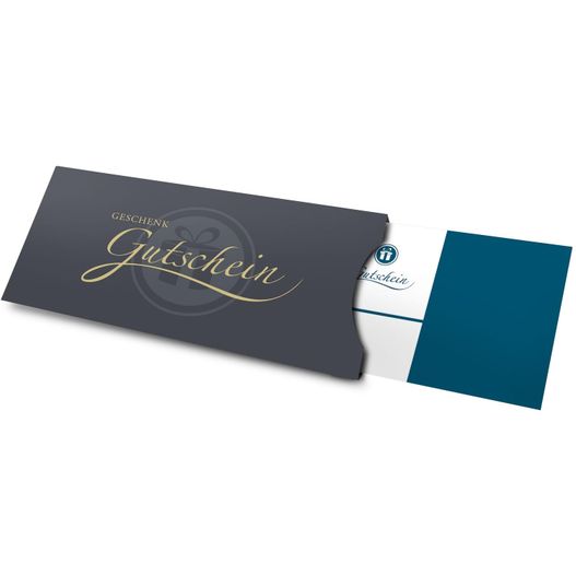 Geschenkgutschein Blau, 20 € für Präsent-, Lifestyle- und Wellnessartikel (Bild 1)