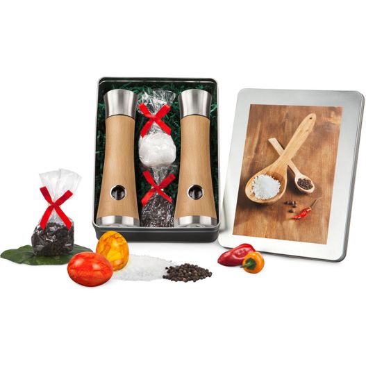 Geschenkset / Präsenteset: Die Salz- & Pfeffermühlen für Ostern (Bild 1)