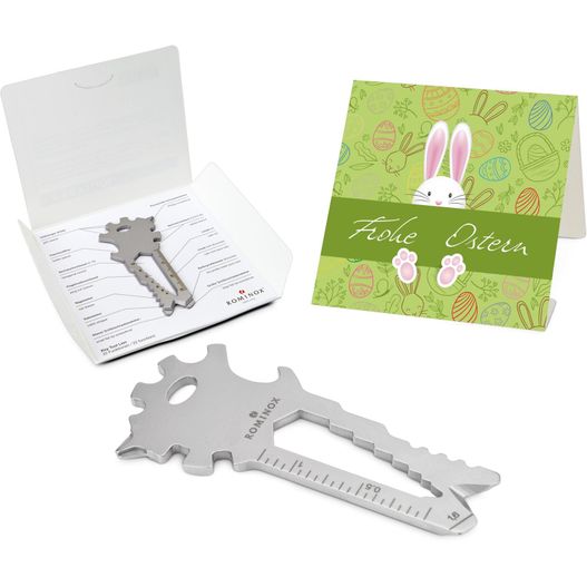 ROMINOX® Key Tool Lion (22 Funktionen) Frohe Ostern Hase (Bild 1)