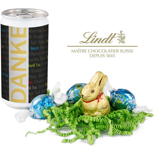 Produktabbildung Geschenkartikel / Präsentartikel: Lindt-Oster-Überraschung - Danke Geschenkartikel / Präsentartikel: Lindt-Oster-Überraschung - Danke (Bild 1)