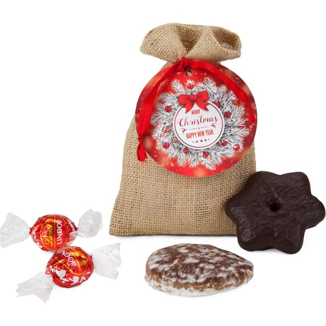 Produktabbildung Geschenkset / Präsenteset: Süßes Weihnachtssäckchen Geschenkset / Präsenteset: Süßes Weihnachtssäckchen