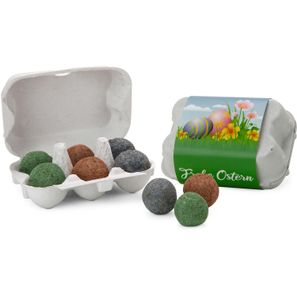 Geschenkartikel: Bienenweide im Oster-Eierkarton Blumen