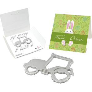ROMINOX® Key Tool Tractor (18 Funktionen) Frohe Ostern Hase
