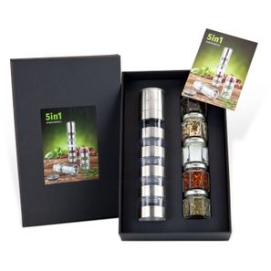 Geschenkset / Präsenteset: 5 in 1 - Gewürzmühlenvariation