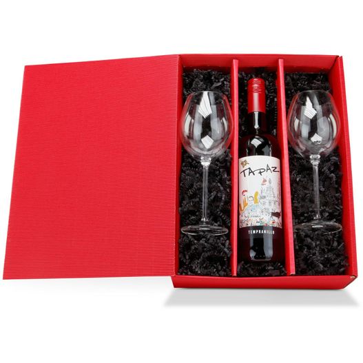 Geschenkset / Präsenteset: Rotwein für Zwei (Bild 1)