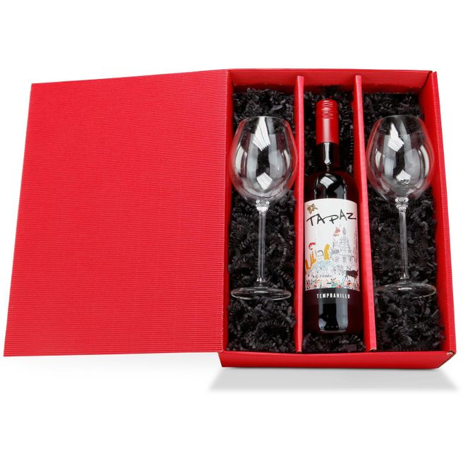 Produktabbildung Geschenkset / Präsenteset: Rotwein für Zwei Geschenkset / Präsenteset: Rotwein für Zwei