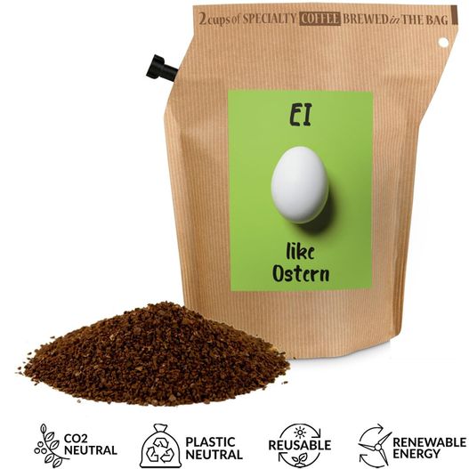 Geschenkartikel / Präsentartikel: Oster-Kaffee - Ei like Ostern (Bild 1)