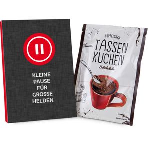 Geschenkartikel: Tassenkuchen 70 g, kleine Pause im Home-Office