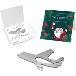 Produktabbildung ROMINOX® Key Tool Airplane (18 Funktionen) Frohe Weihnachten ROMINOX® Key Tool Airplane (18 Funktionen) Frohe Weihnachten