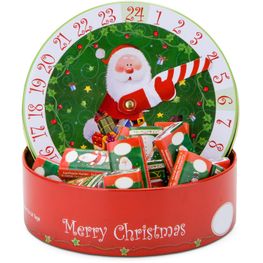 Geschenkartikel / Präsentartikel: Runder Schokoladen Adventskalender