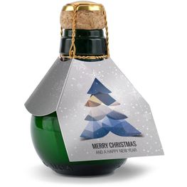 Präsenteset - Kleinste Sektflache: Merry Christmas