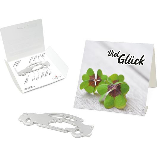 Produktabbildung ROMINOX® Key Tool Car/Auto (18 Funktionen) Viel Glück ROMINOX® Key Tool Car/Auto (18 Funktionen) Viel Glück (Bild 1)