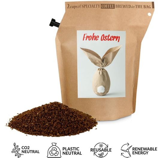 Geschenkartikel / Präsentartikel: Oster-Kaffee - Hase (Bild 1)