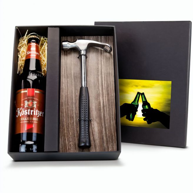 Geschenkset / Präsenteset: Feierabend-Hammer