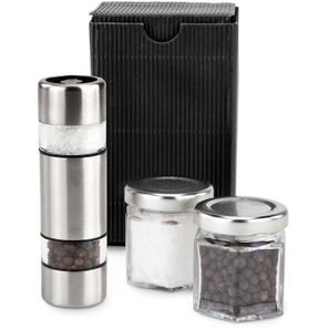 Geschenkset / Präsenteset: Salz & Pfeffer im Miniformat Schwarz