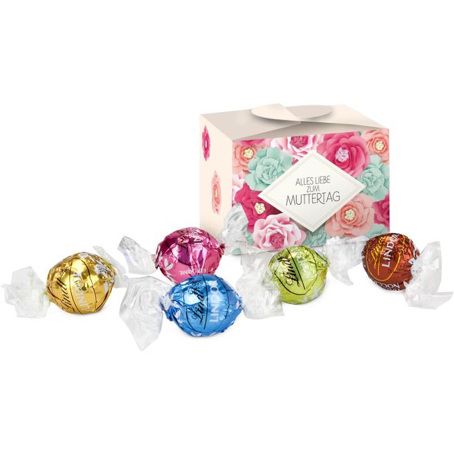 Geschenkartikel: Lindt süßes Danke, Pralinenschachtel Muttertag, 5 Lindorkugeln