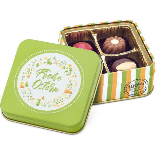 Produktabbildung Geschenkartikel / Präsentartikel: Frohe Ostern - Pralinen 50 g Geschenkartikel / Präsentartikel: Frohe Ostern - Pralinen 50 g (Bild 1)
