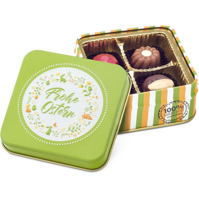 Produktabbildung Geschenkartikel / Präsentartikel: Frohe Ostern - Pralinen 50 g Geschenkartikel / Präsentartikel: Frohe Ostern - Pralinen 50 g