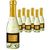 Präsentartikel: Hasengold - 6 x Goldflockentraum 0,2 l, Flasche klar (Bild 2)