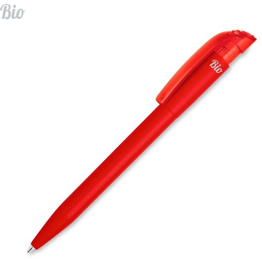 ein roter stift mit schwarzer spitze HK - S45 BIO CLEAR Kugelschreiber (Bild 1)