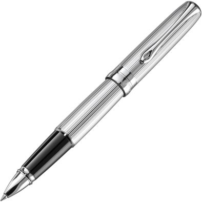 Diplomat EXCELLENCE A2 Guillochiert Chrom Rollerball