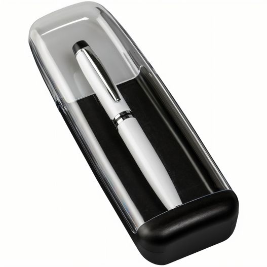 ein stift in einem kunststoffgehäuse mit einem weißen stift HK - 120 G11 Kugelschreiber (Bild 1)