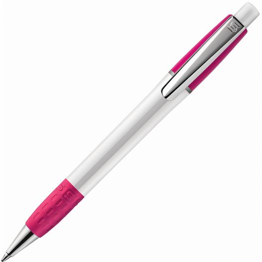 ein stift mit rosa spitze und silber spitze HK - SEMYR GRIP YOUNG Cyclamen Kugelschreiber (Bild 1)