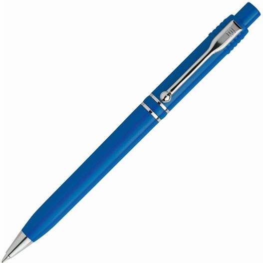 ein blauer stift mit einer silbernen spitze HK - RAJA CHROME Kugelschreiber (Bild 1)