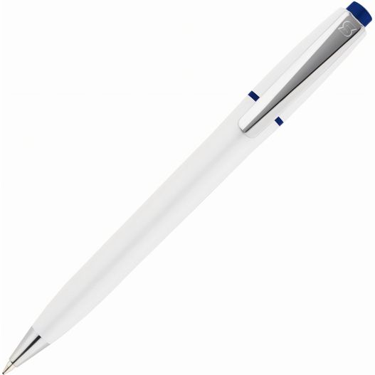 ein stift mit blauer spitze auf weißem hintergrund HK - SEMYR CHROME Kugelschreiber (Bild 1)