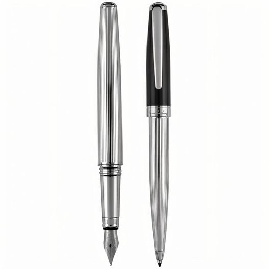 Pierre Cardin CHRISTOPHE - Chrome Kugelschreiber und Füllfederhalter (Bild 1)