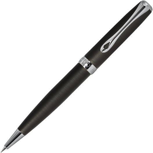 ein stift mit schwarzem körper und silber Diplomat EXCELLENCE A2 Oxid Eisen Bleistift (Bild 1)