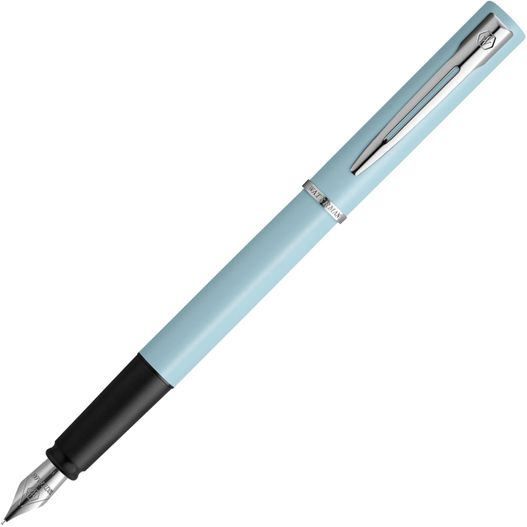 ein stift mit blauem körper und schwarzer spitze Waterman ALLURE Pastel Füllfederhalter (Bild 1)
